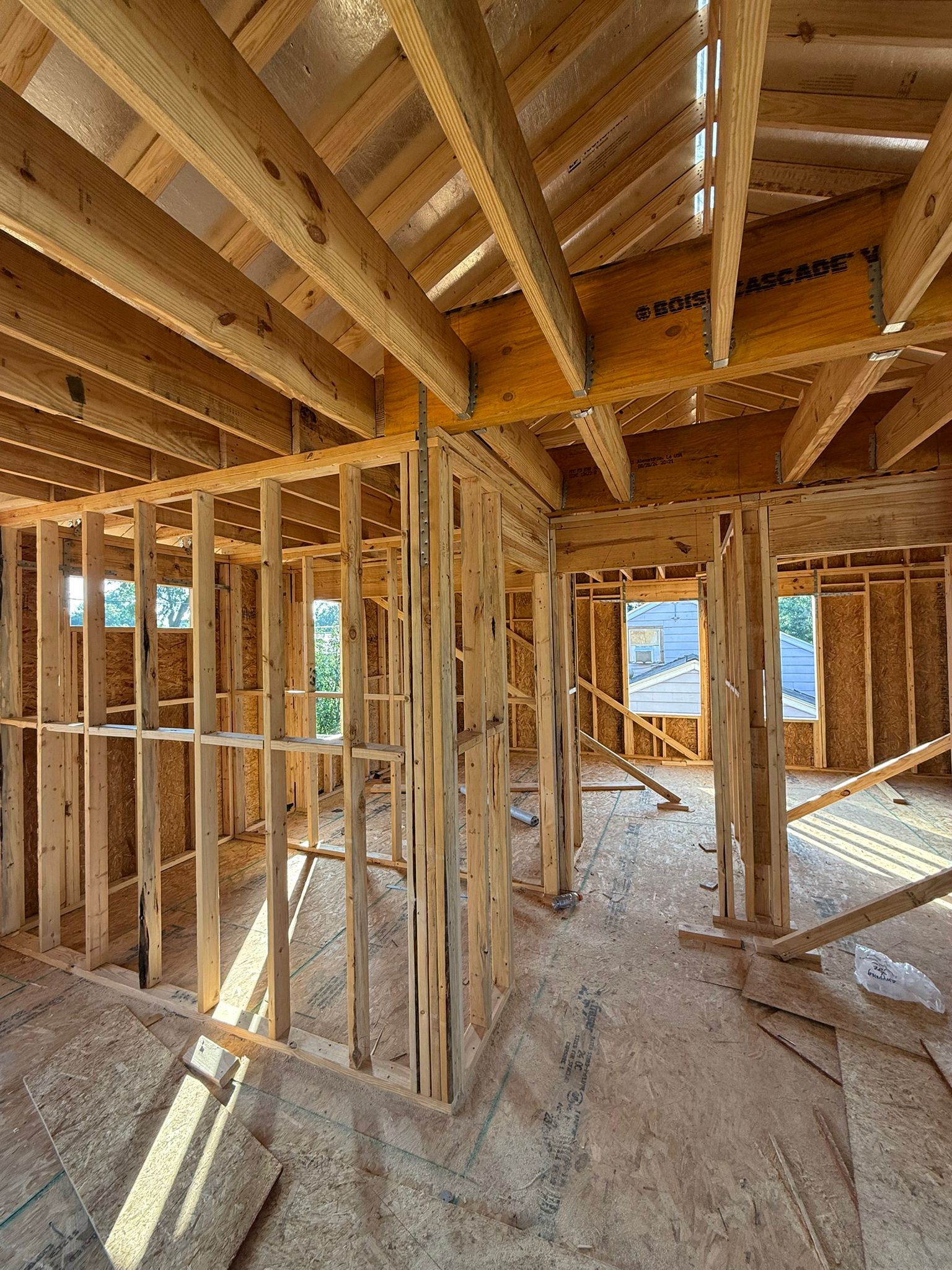 Home addition exterior work by Sonart Construction