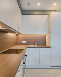 Open concept kitchen layout