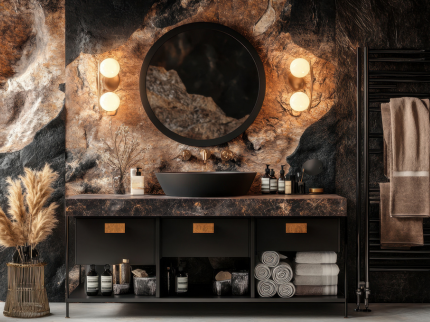 Bathroom remodeling project by Sonart Construction