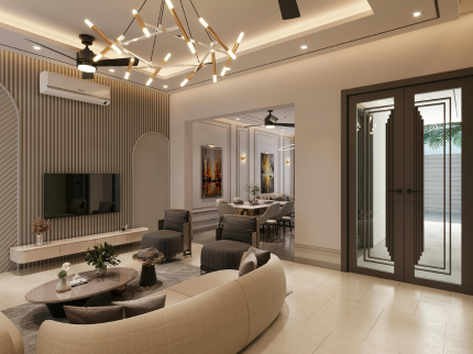 Interior finishes and final walkthrough for a home addition
